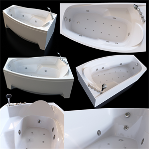 Acrylic hydromassage bath Doctor Jet Laluna